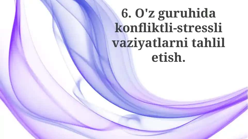 O'zguruhidakonfliktli-stresslivaziyatlarnitahliletish