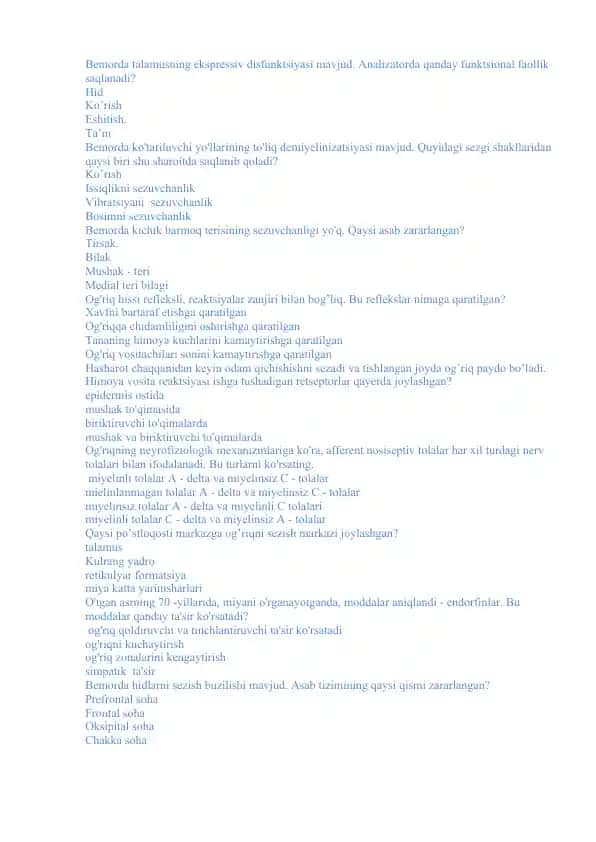 Talamusning ekspressiv disfunktsiyasi