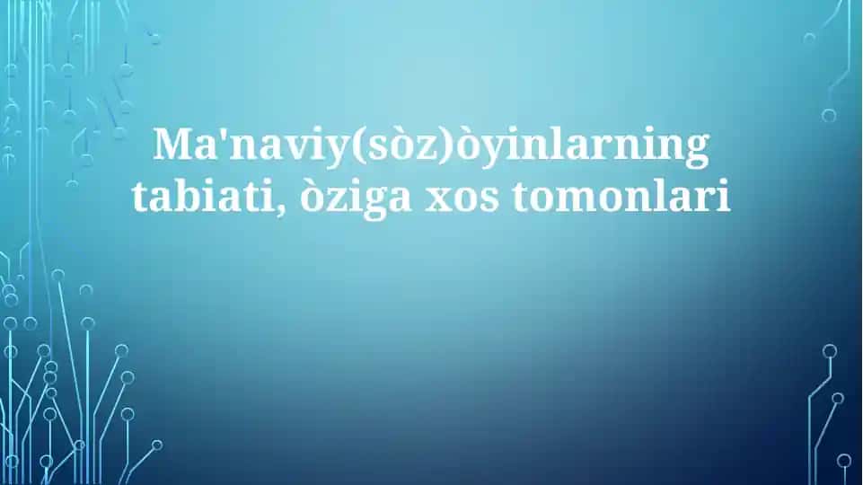 So'z o'yini