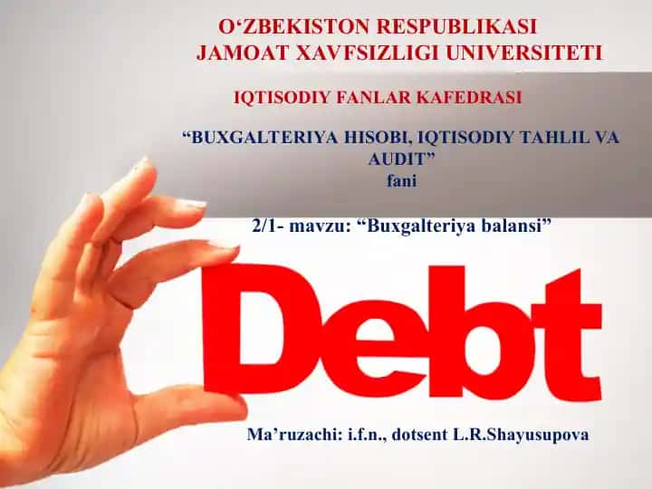 Buxgalteriyabalansi