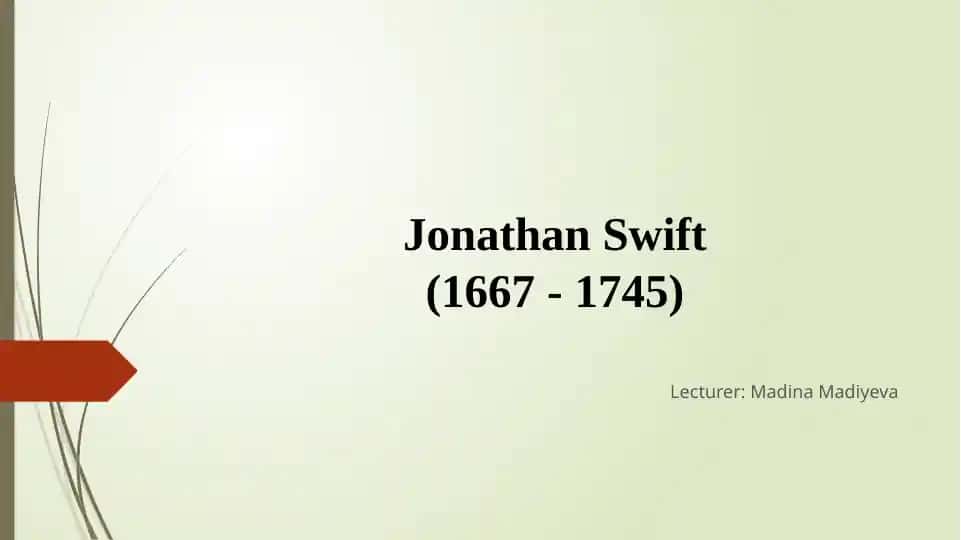 Jonathan Swift