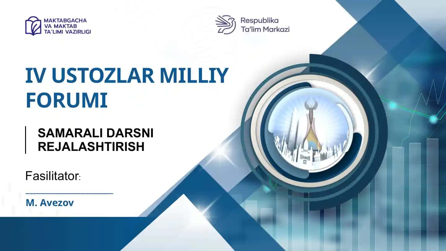 Samarali darsni rejalashtirish