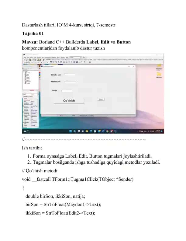 Borland C++ Builder