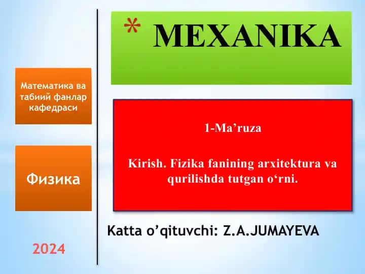 Mexanika