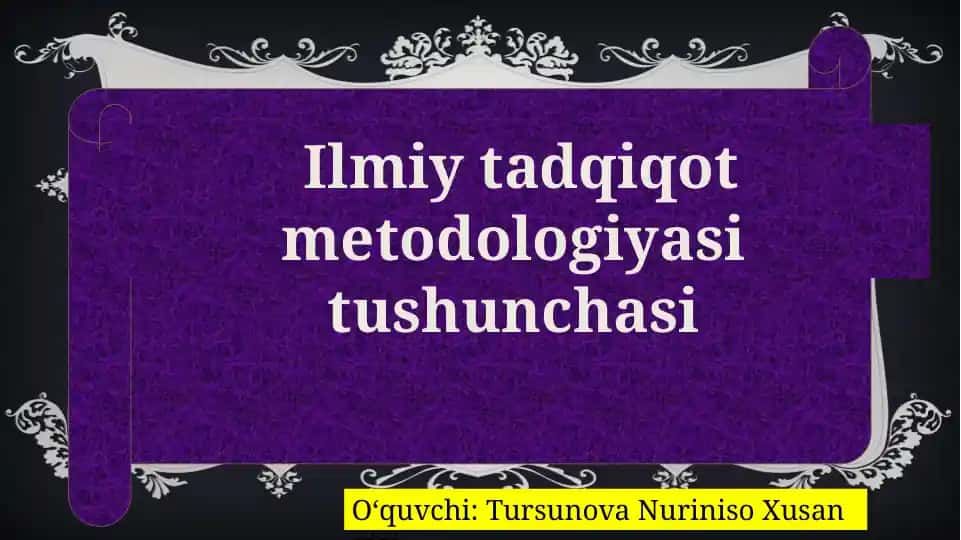 Ilmiytadqiqotmetodologiyasi