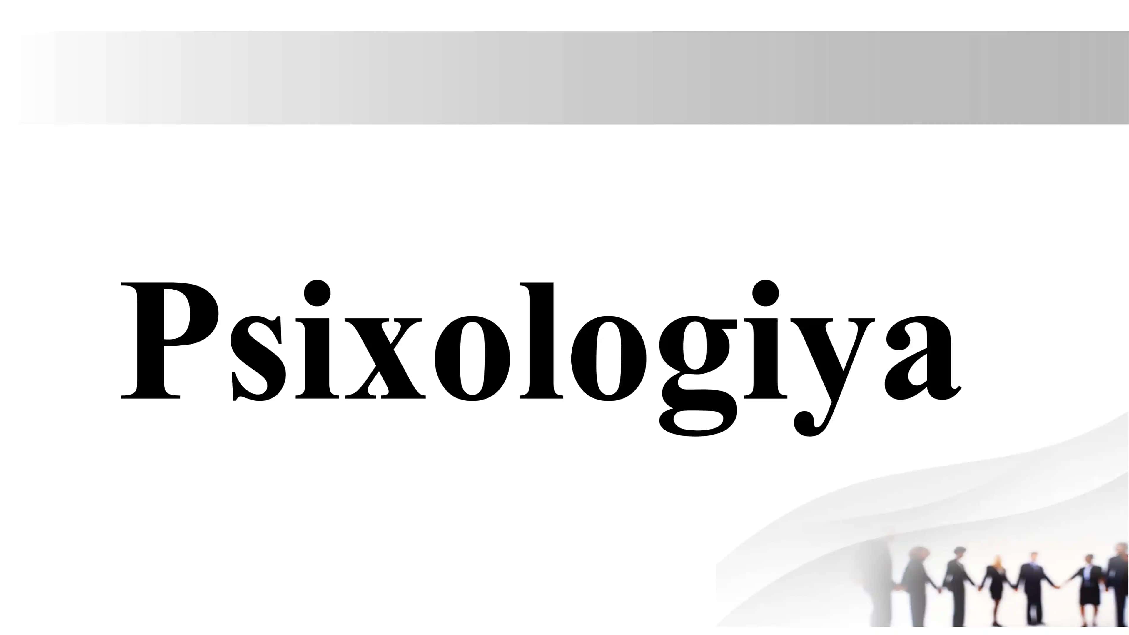 Psixologiya