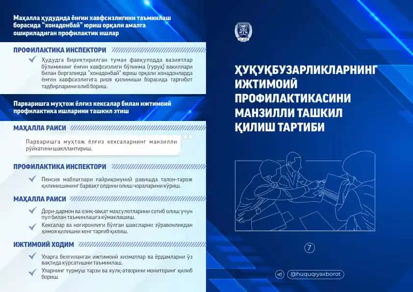 HUQUQBUZARLIKLARNING IJTIMOIY PROFIKLATIKASI