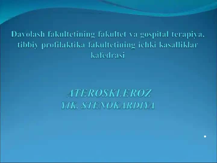 Ateroskleroz