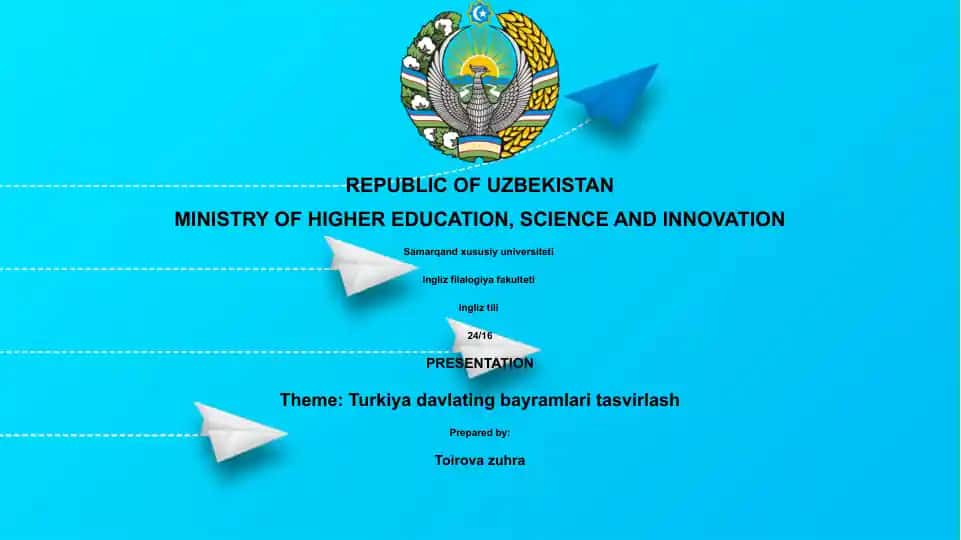 Turkiya davlating bayramlari tasvirlash