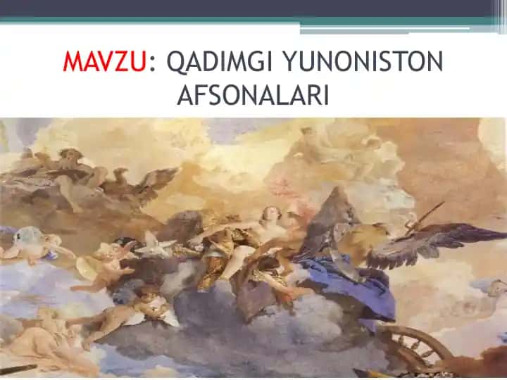 Qadimgi Yunon afsonalari
