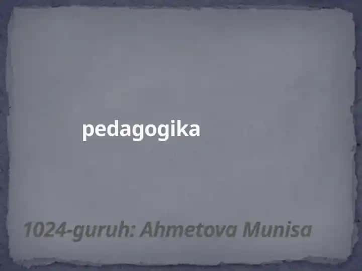 Pedagogik Texnika
