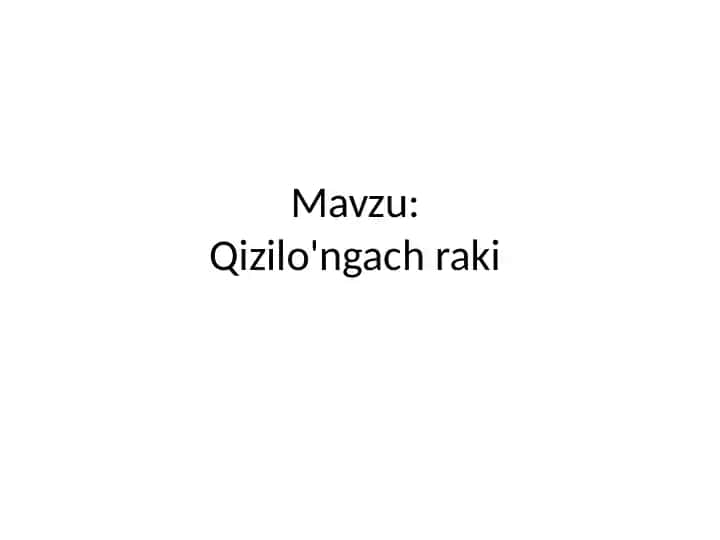 Qizilo'ngach raki