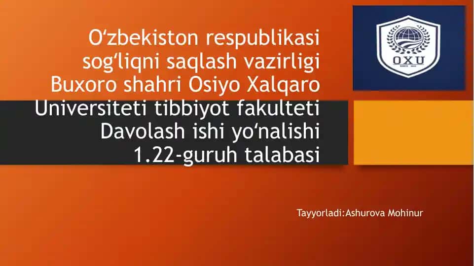 Osiyo Xalqaro Universiteti Tibbiyot Fakulteti