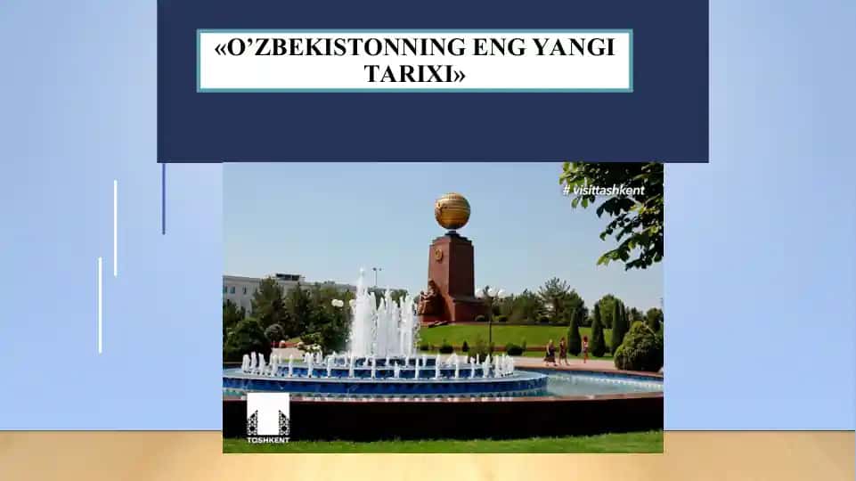 O'zbekistonning eng yangi tarixi