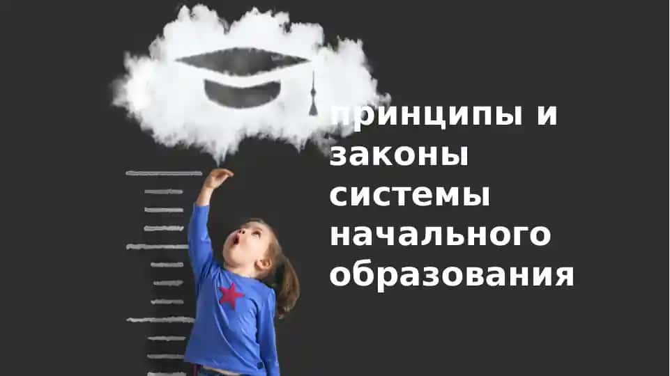 Основные принципы и правовые основы начального образования