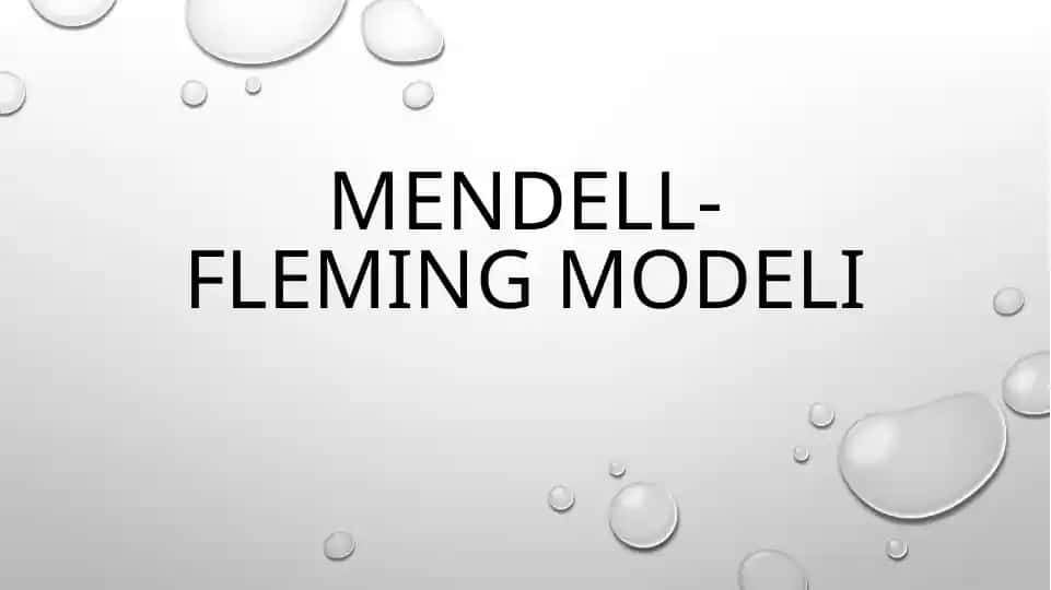 Mundell-Fleming modeli