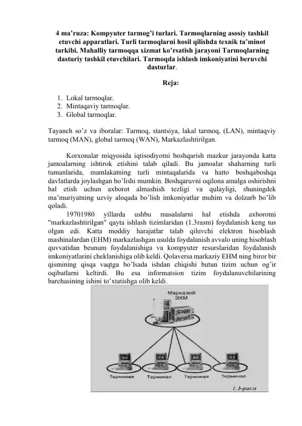 Kompyuter tarmoqlari