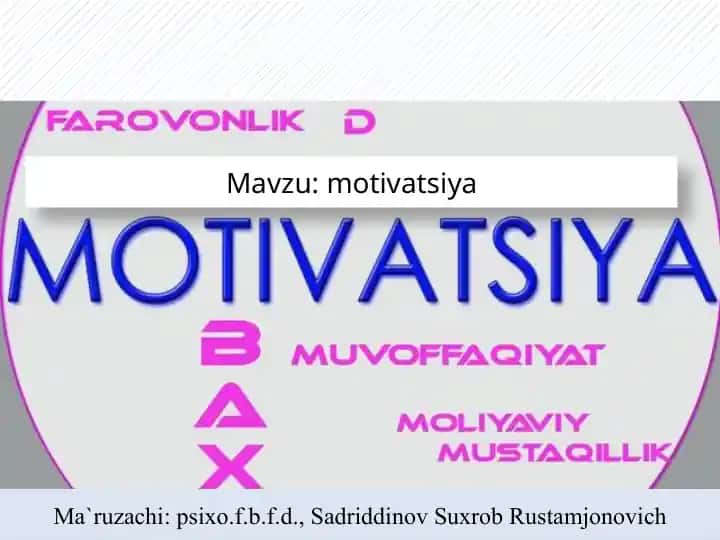 motivatsiya
