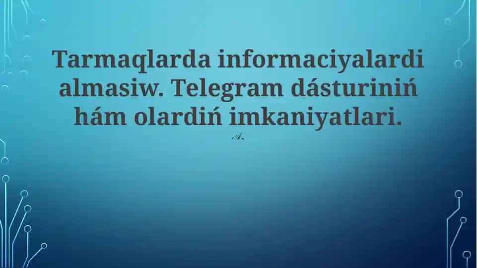 Telegram: Kuchli Aloqa Platformasi