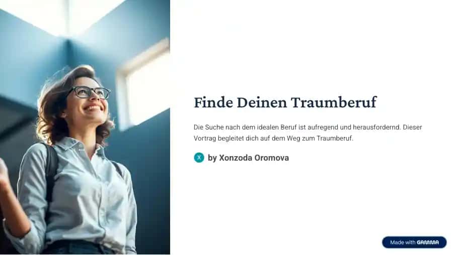 Finde Deinen Traumberuf