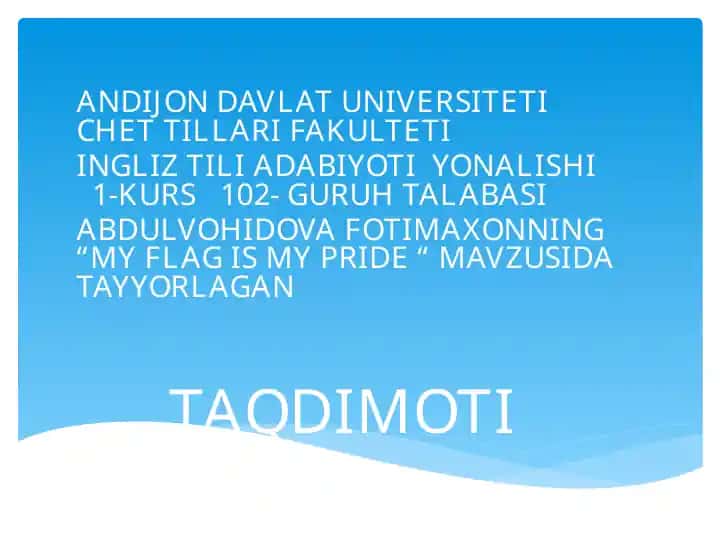 My Flag Is My Pride