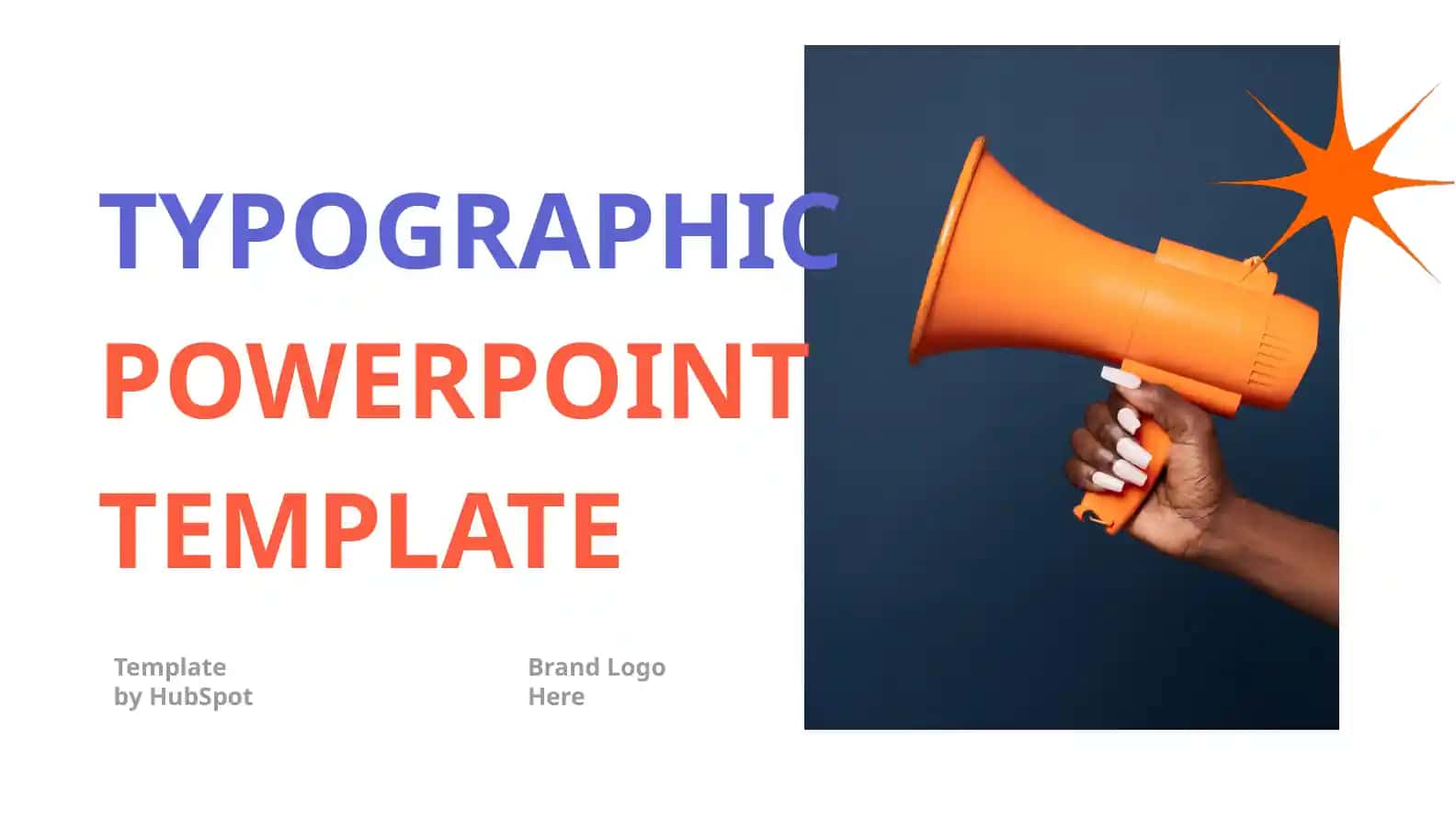 TYPOGRAPHIC POWERPOINT TEMPLATE