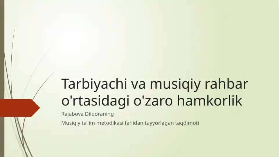Musiqa ta'lim metodikasi