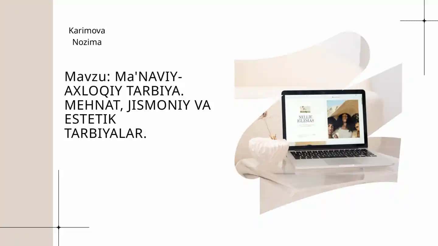 Ma'naviy-axloqiy tarbiya