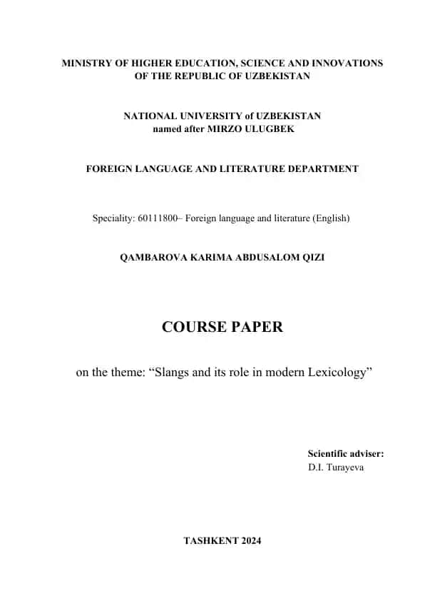 Course Paper