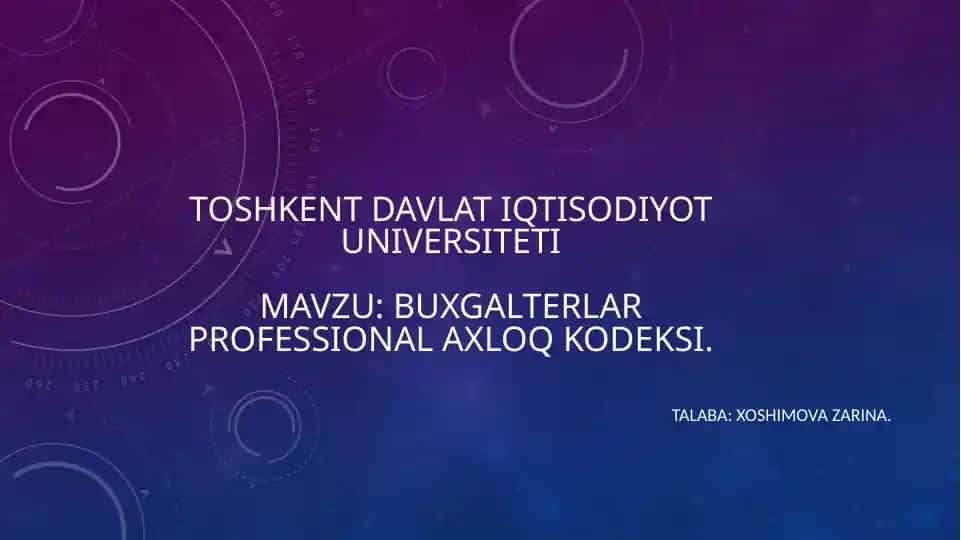 Buxgalterlar Professional Axloq Kodeksi