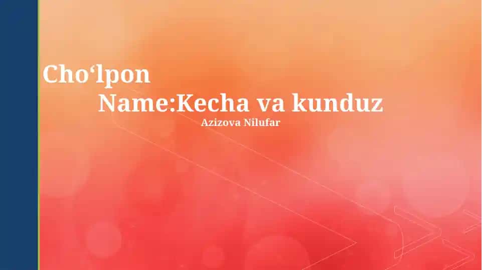 Choʻlpon