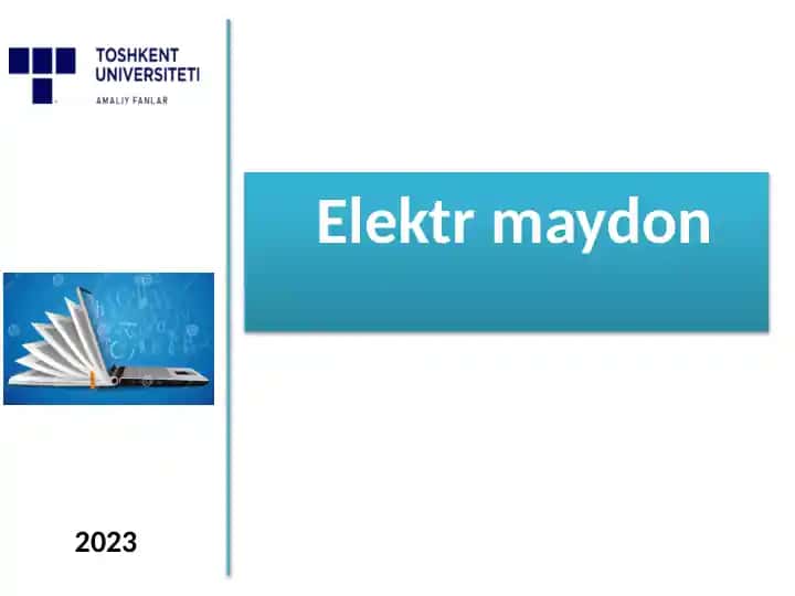 Elektr maydon