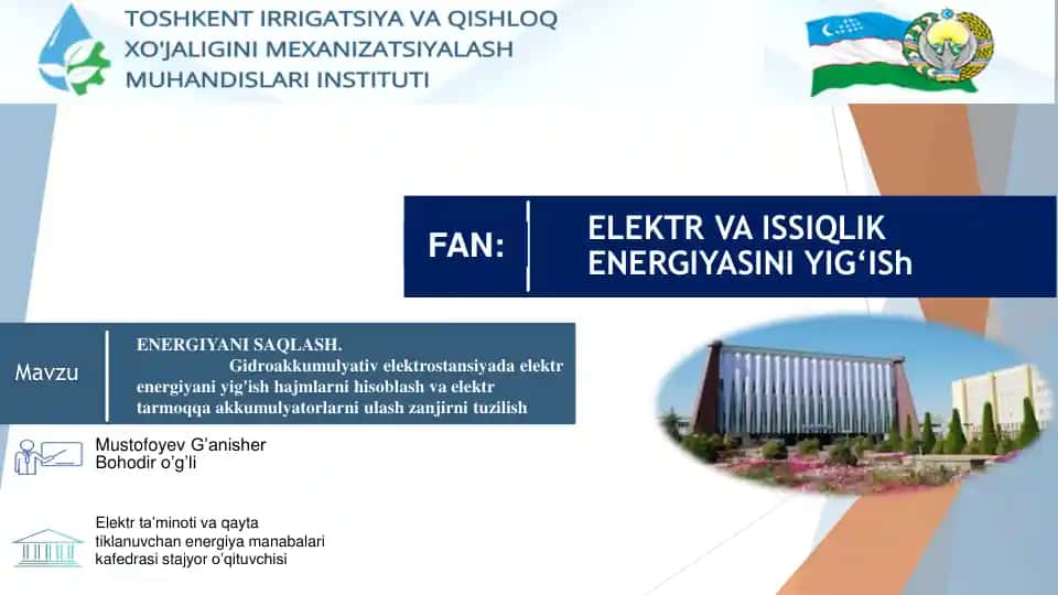 Energiyani saqlash