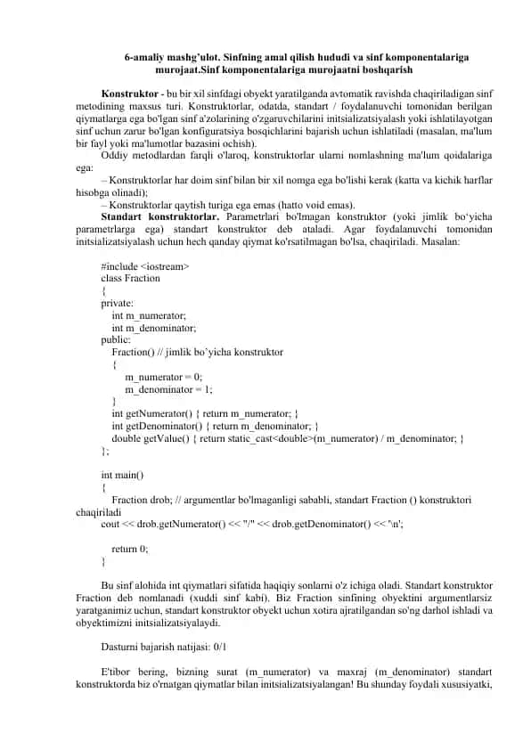Konstruktor