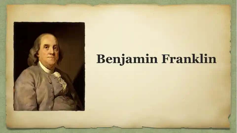 Benjamin Franklin haqida taqdimot