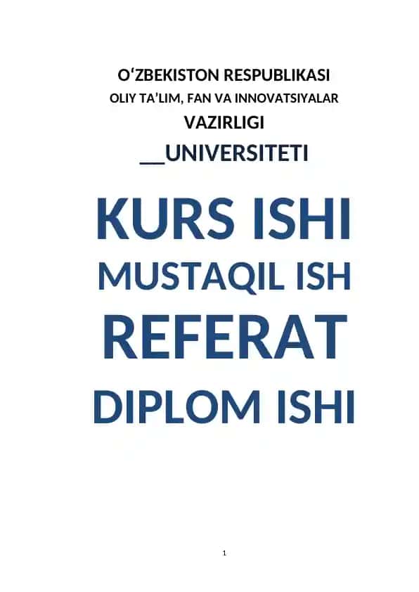 Ko'ylakni bichish va tayyorlash texnologiyasi
