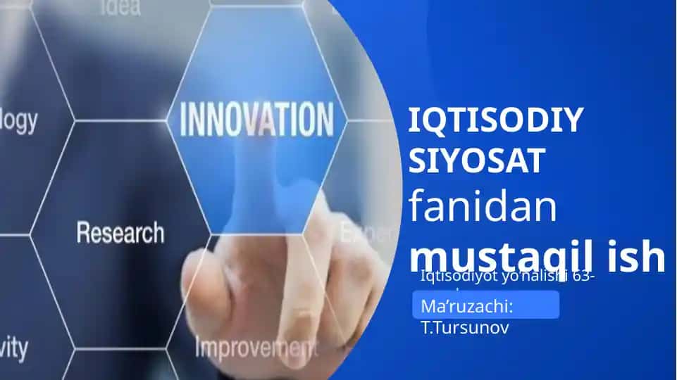 Davlatning innovatsiya siyosati