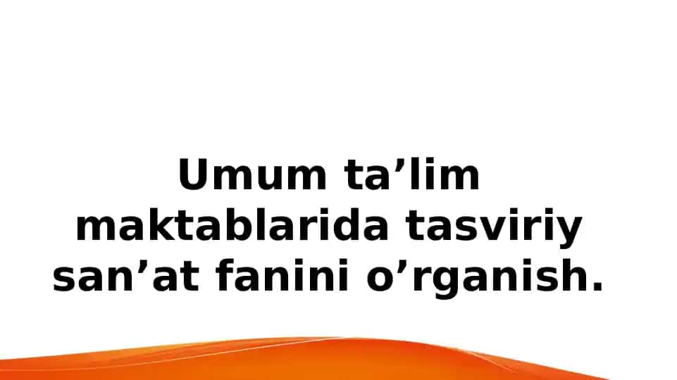Tasviriysan’at Metodikasi