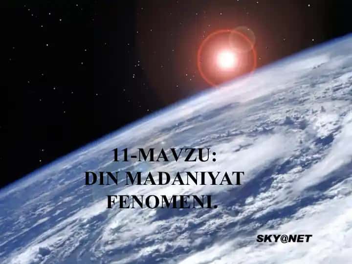 DIN MADANIYAT FENOMENI