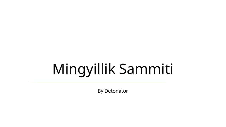 Mingyillik Sammiti
