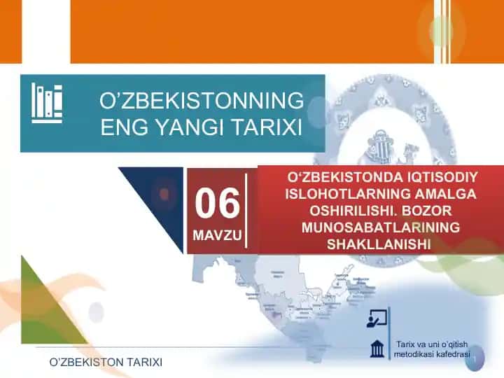 O‘ZBEKISTONNING ENG YANGI TARIXI