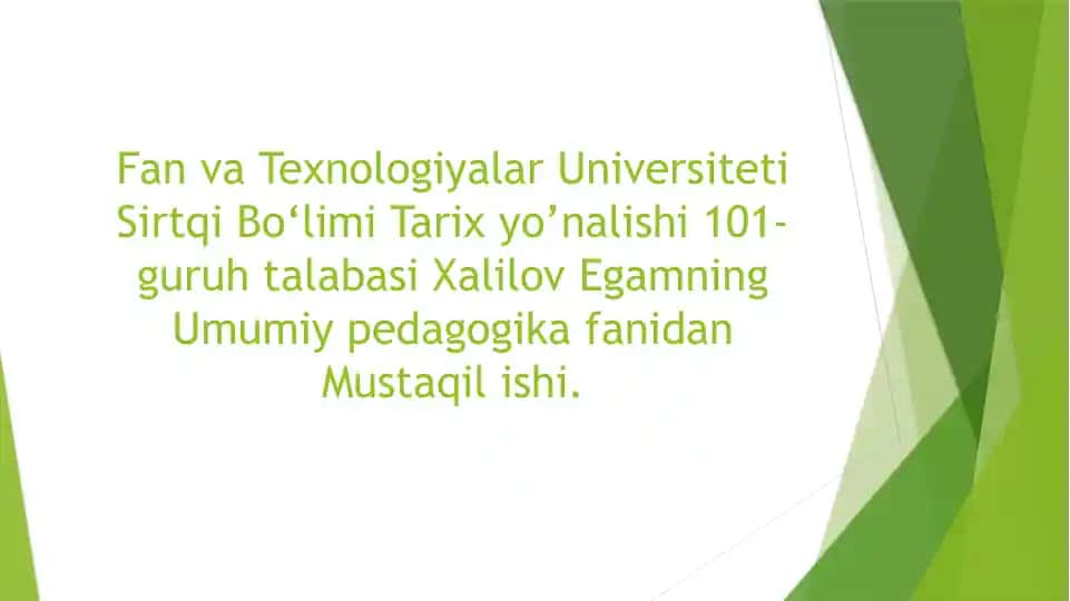 Shaxsning rivojlanish tarbiyasi va ijtimoiylashuvi tarbiya maqsad va vazifalari
