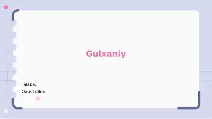 Gulxaniy
