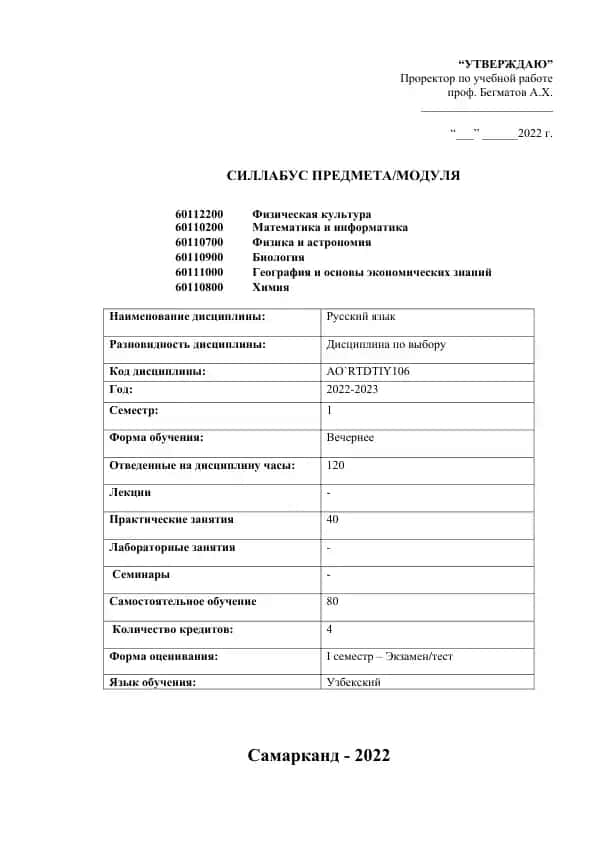 Русский язык