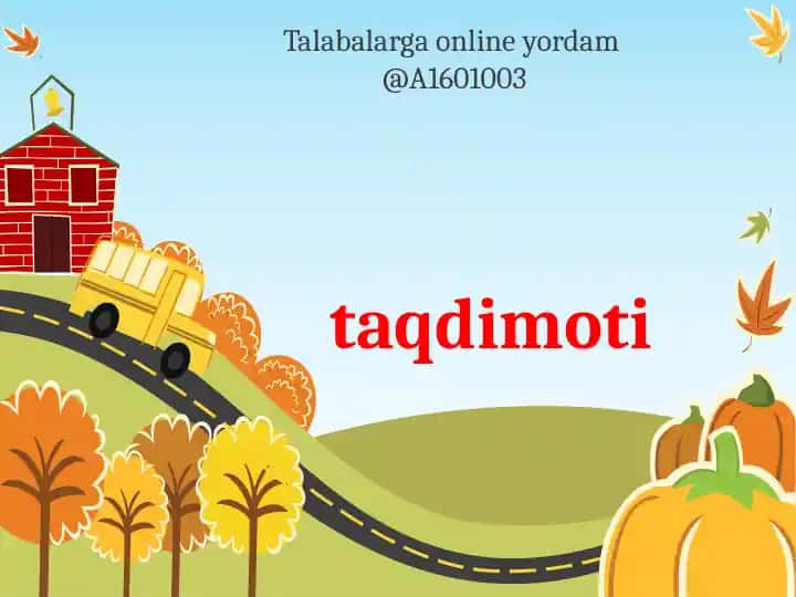 Talabalarga online yordam