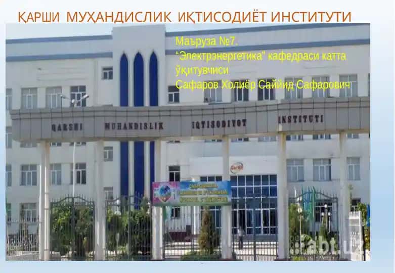 Elektr tizimi sxemasi