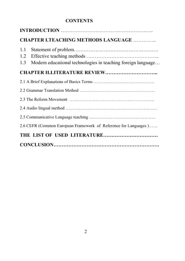 Approaches and Methods in Teaching English Language