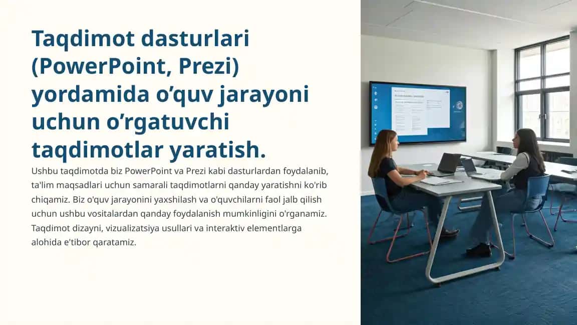 Taqdimot yaratish