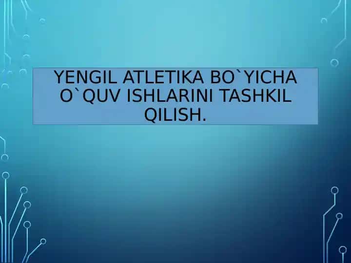 Yengil Atletika