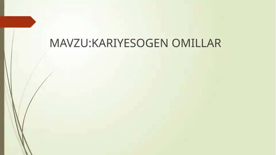 KARIYESOGEN OMILLAR